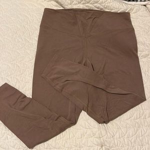 Old Navy light brown 7/8th leggings.